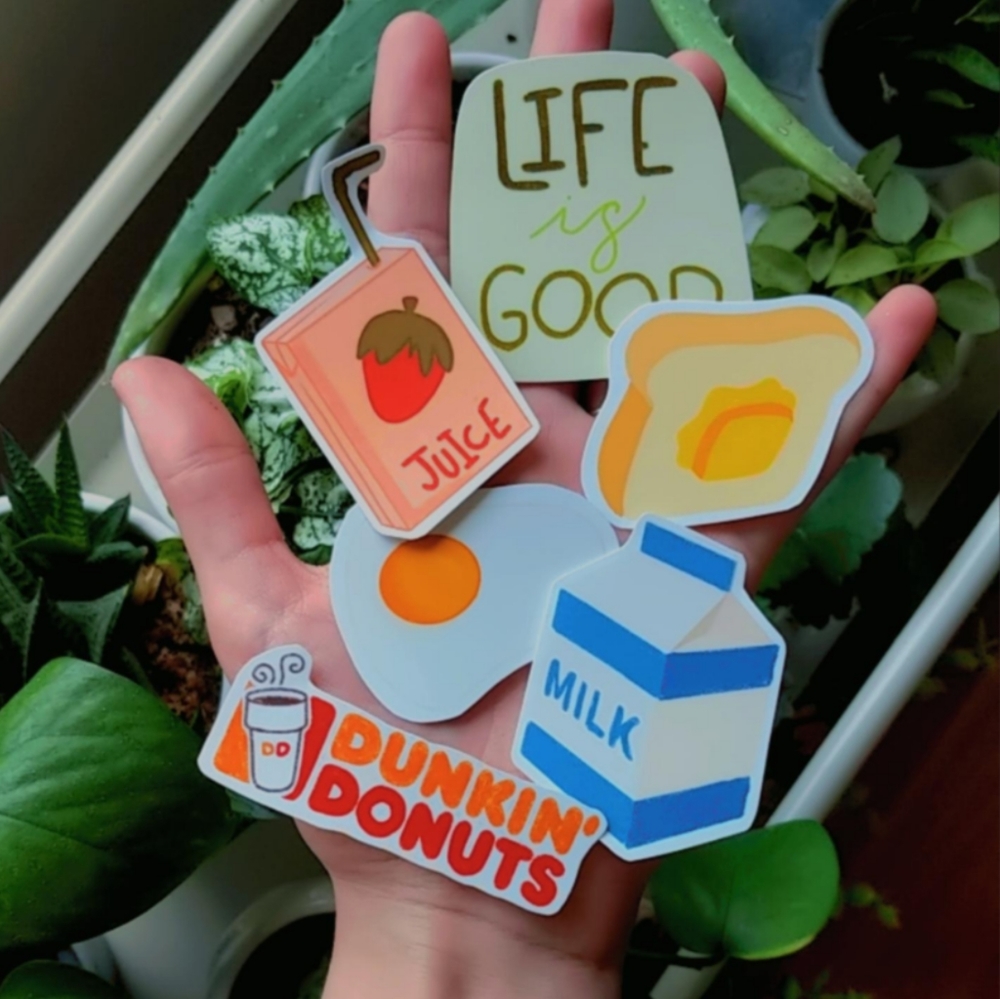 Breakfast stickers
